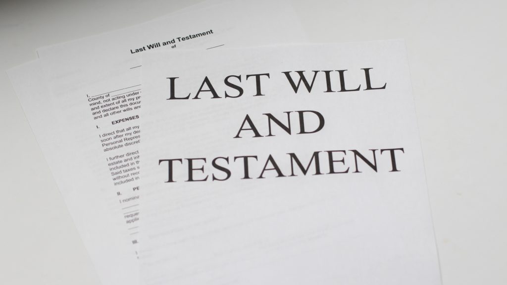 Witnessing a Will